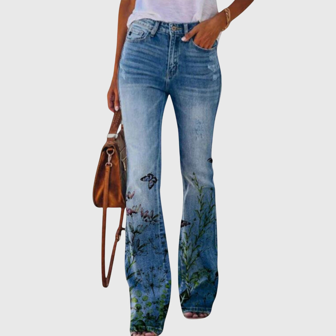 Eliza | Flower Jeans
