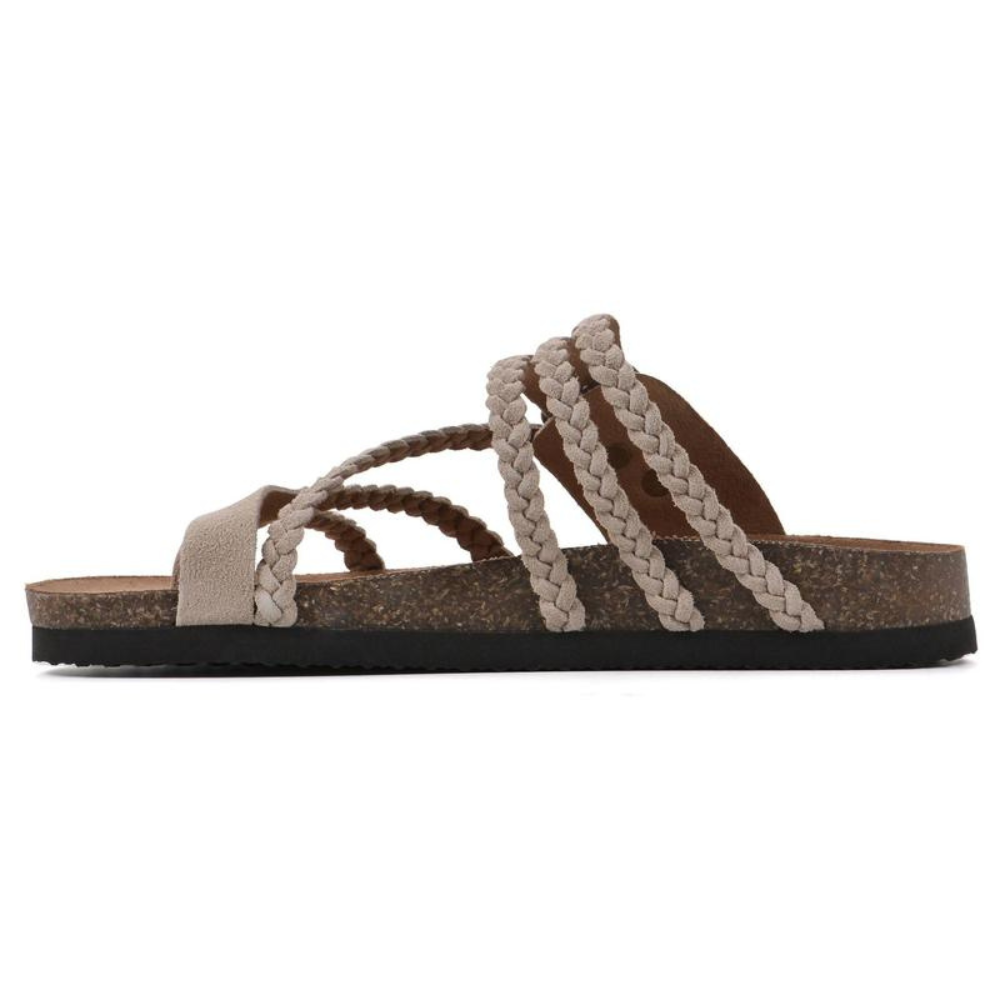 Woven Comfort Sandals | Cushioned Everyday Slides