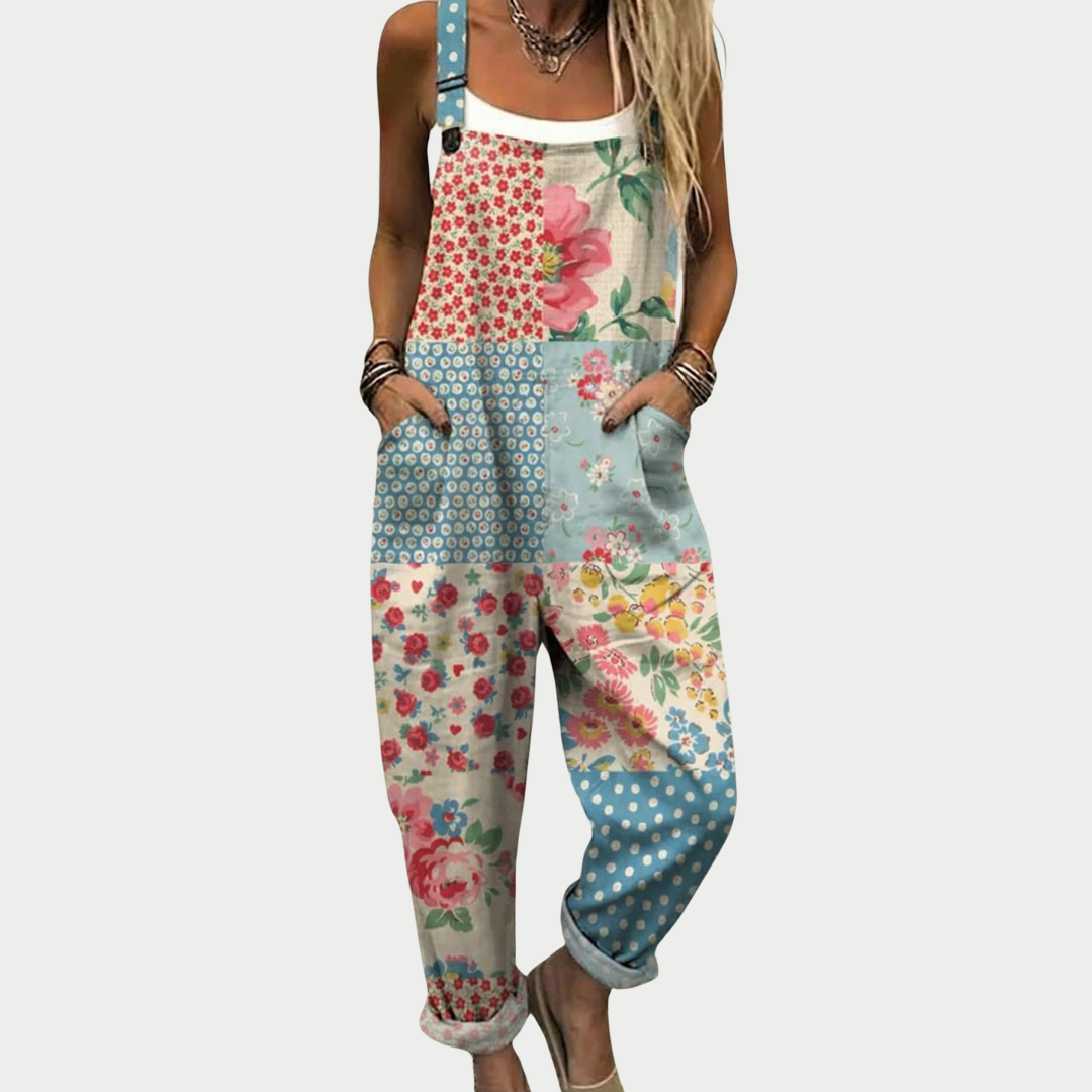 Printed Overalls | Relaxed All-Day Comfort