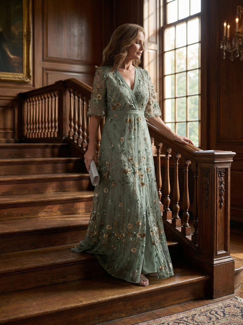 Selora | Halter Floral Maxi Dress