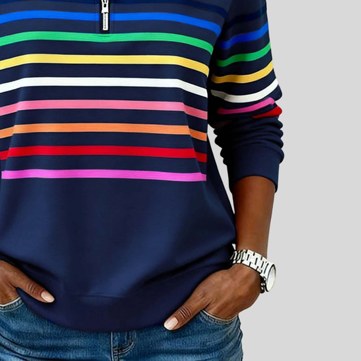 Horelle | Colourful Striped Sweater