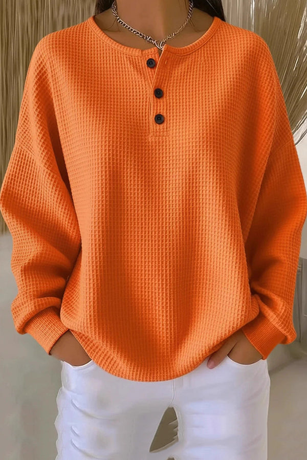 Margaret & Maeve | Loose-Fitting Blouse with Buttons