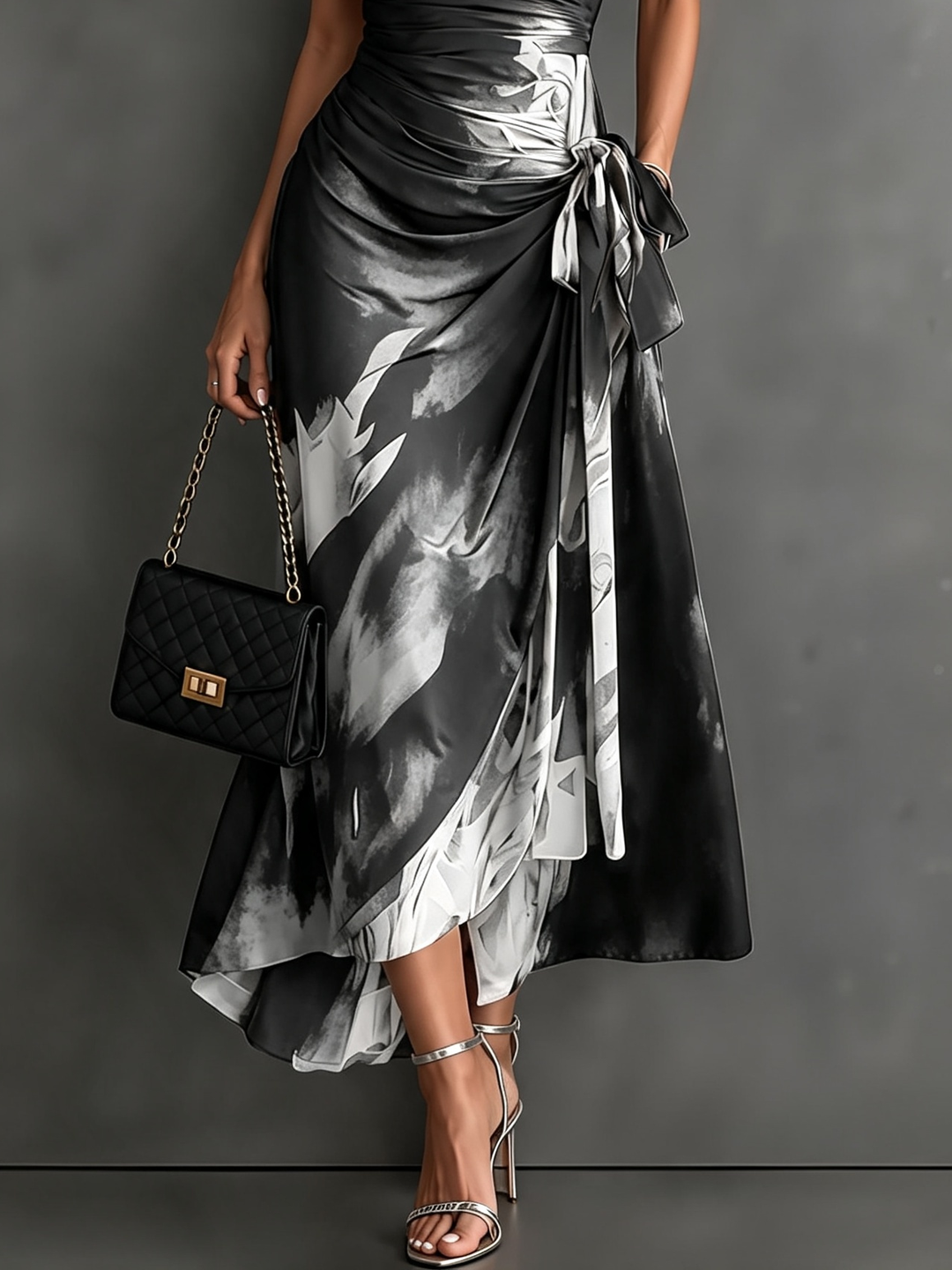 Amelia | Printed Wrap Dress