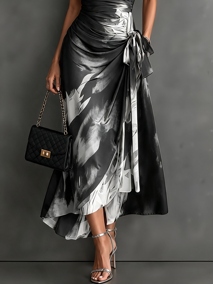 Amelia | Printed Wrap Dress