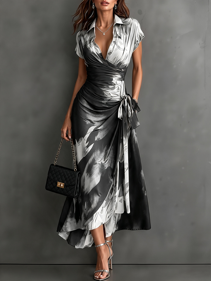 Amelia | Printed Wrap Dress
