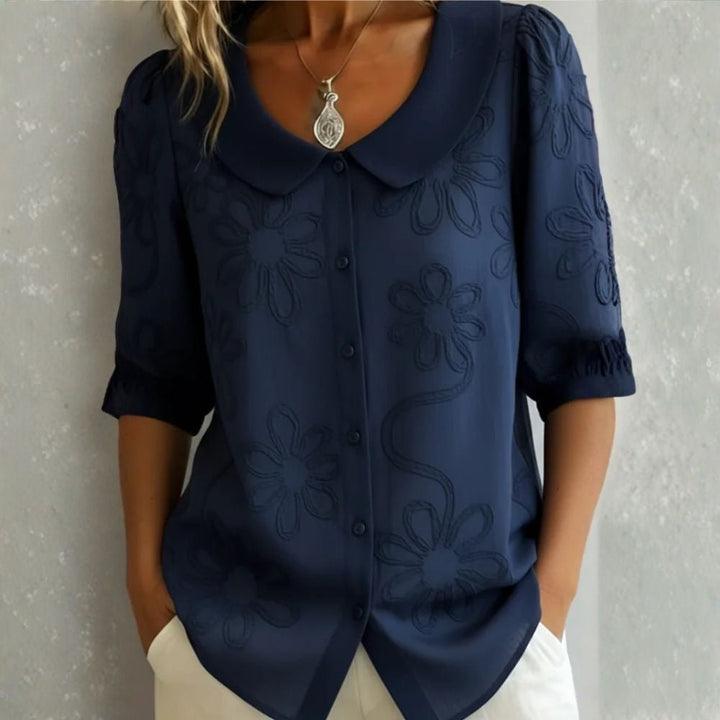 Rosalie | Floral Embroidered Blouse