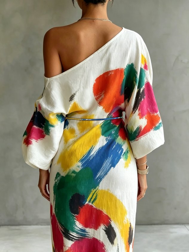 Thea | The One-Shoulder Maxi Dress