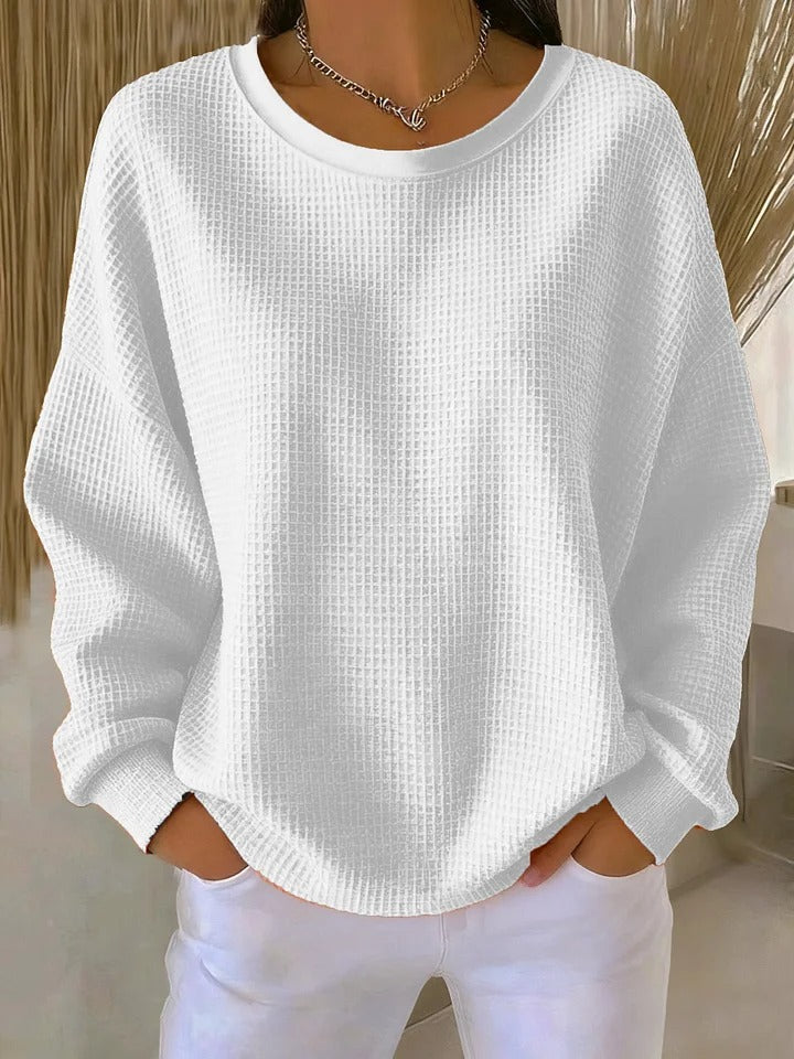 Margaret & Maeve | Sweater with a Wide Collar