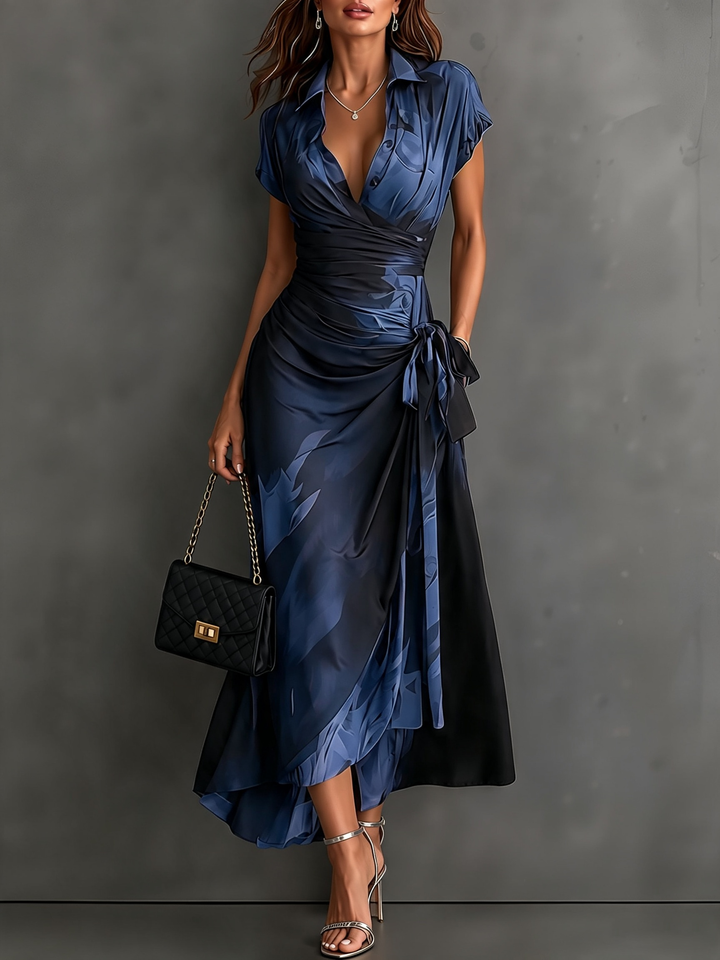 Amelia | Printed Wrap Dress