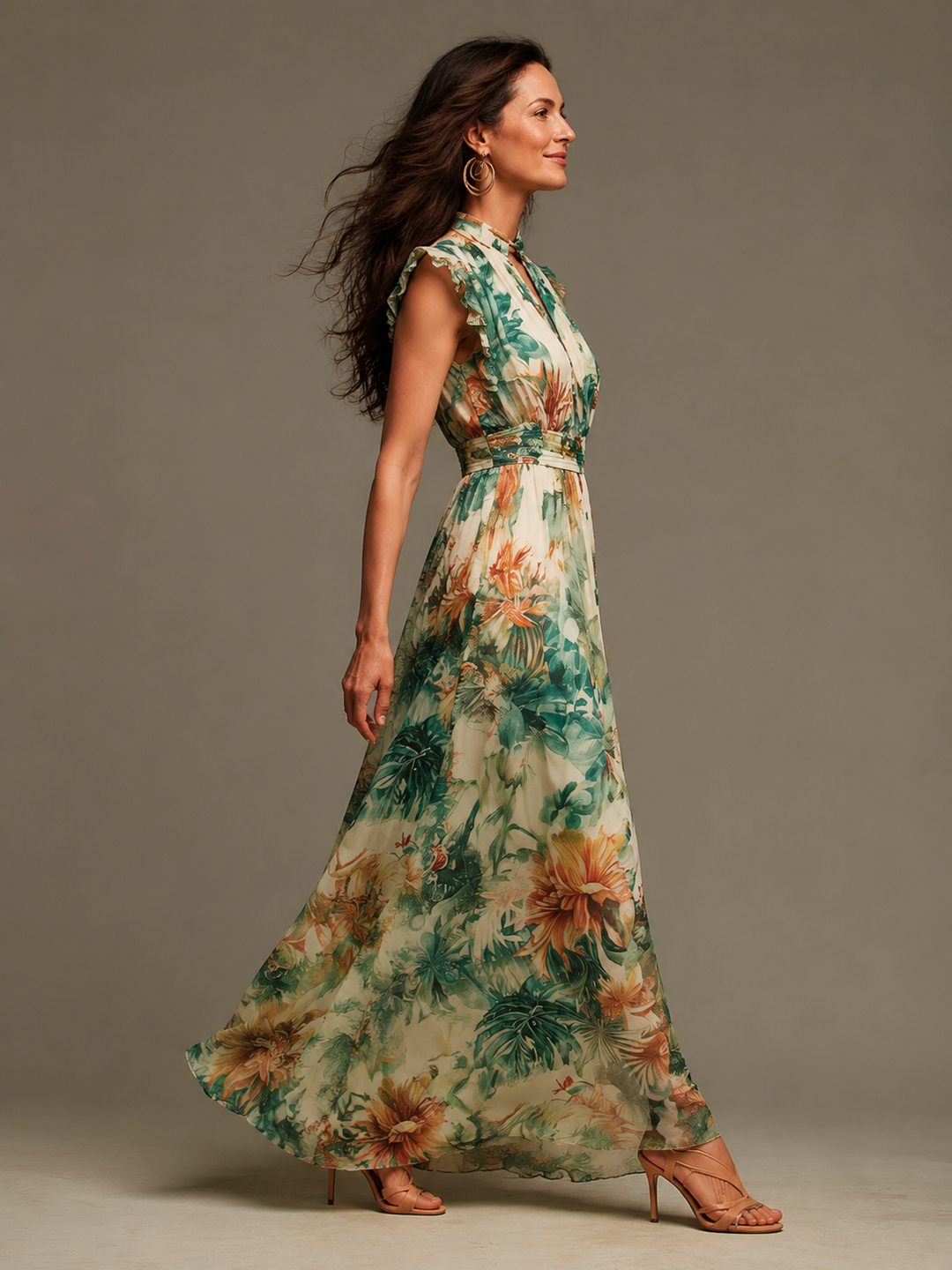 Grace | Painted Tropical Maxi
