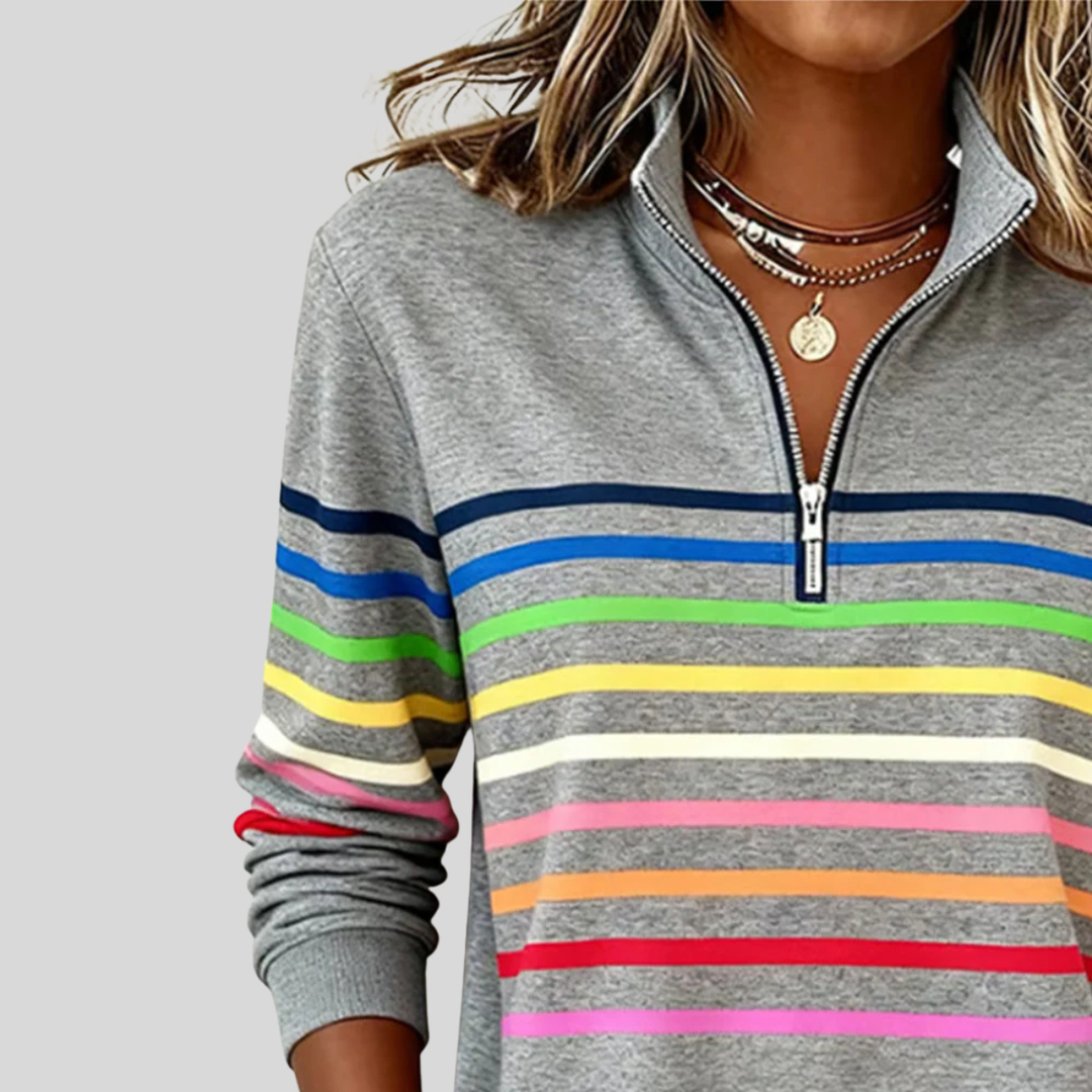 Horelle | Colourful Striped Sweater