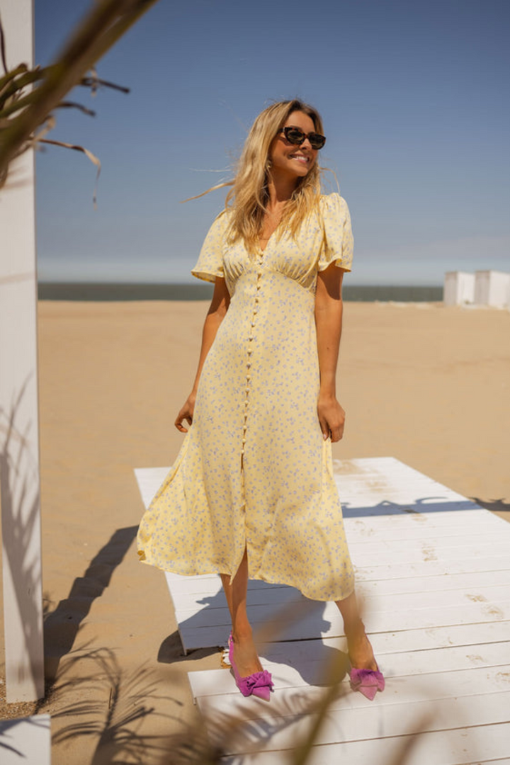 Soleil | Draped Midi Dress