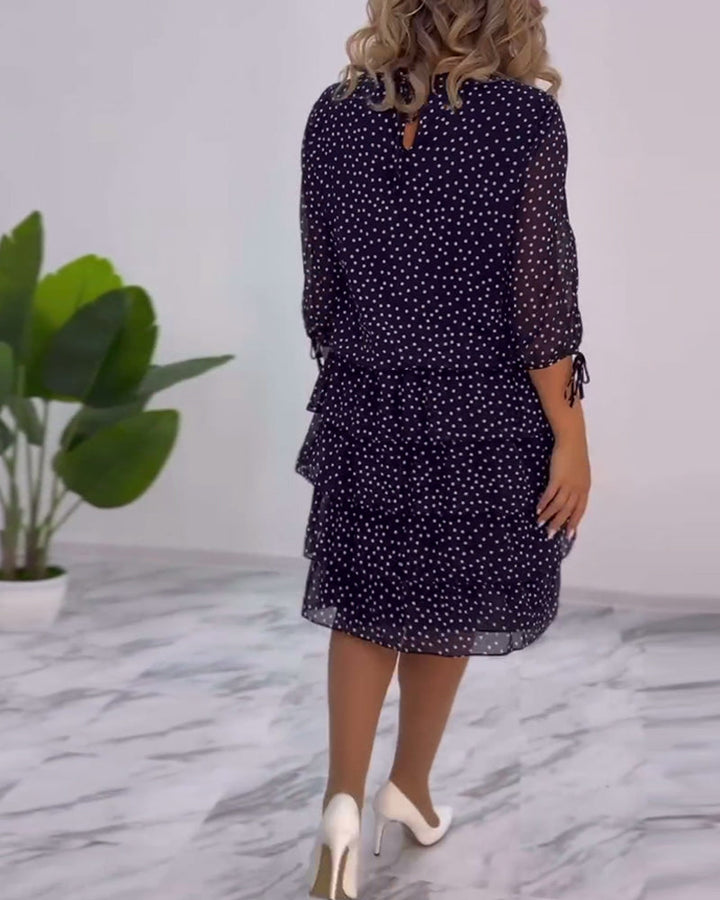 Tally | Polka Layered Mini Dress