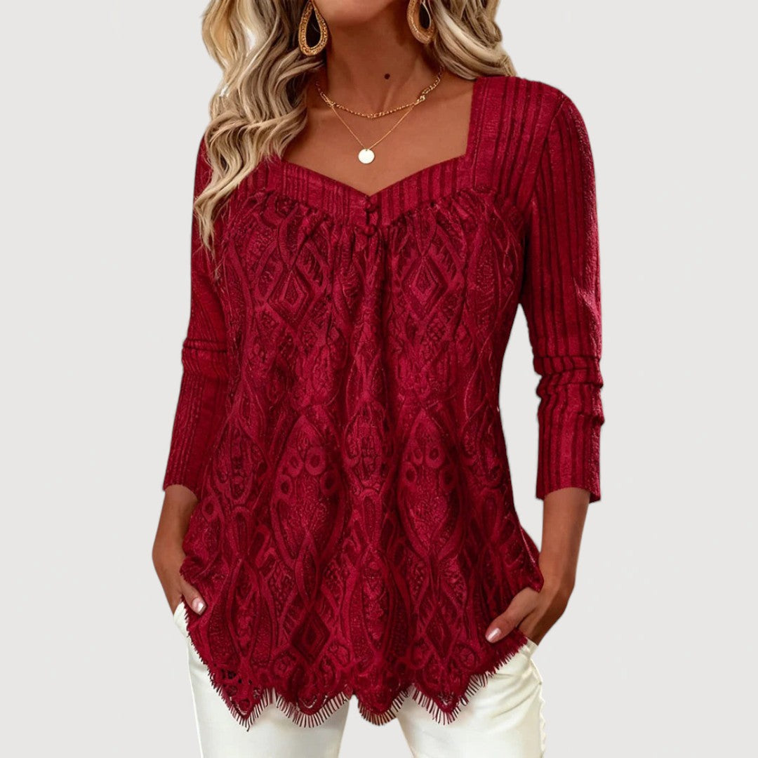 Lysa | Lace Detail Top