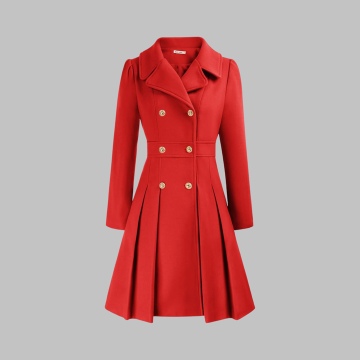 Dami | Classy Double Button Long Sleeve Coat