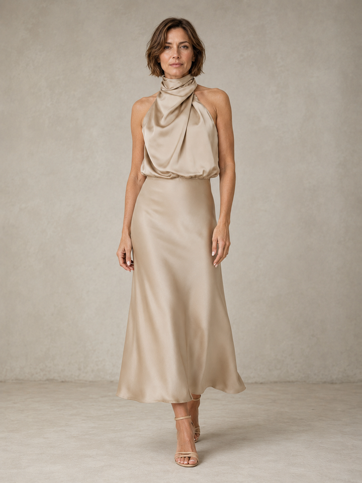 Harper | Halter Evening Dress