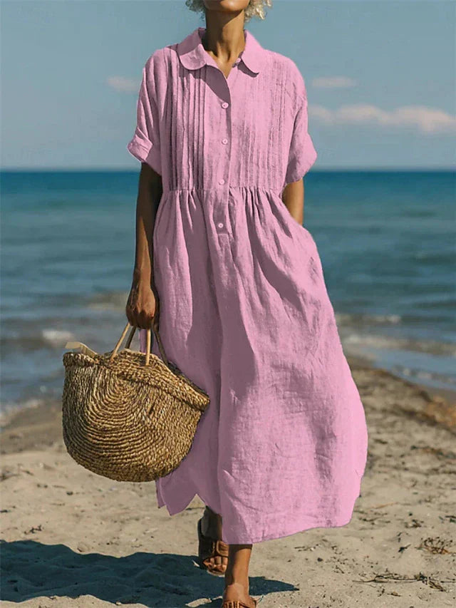 Alice | Button Shirt Dress