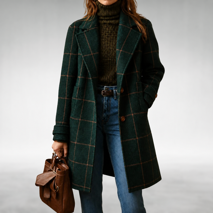 Lauren | Classic Checkered Coat