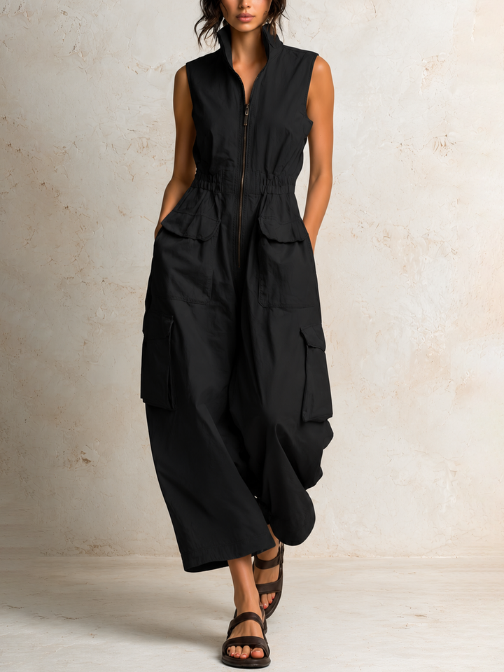Ursula™ | Utility Cargo Jumpsuit