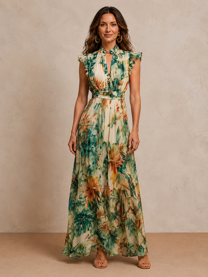 Grace | Painted Tropical Maxi