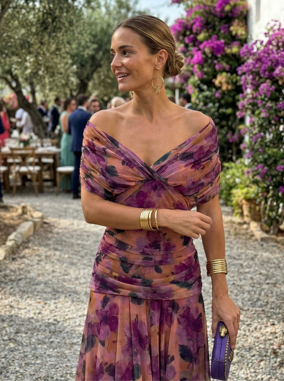 Nora | Flowing V-Neck Maxi Dress