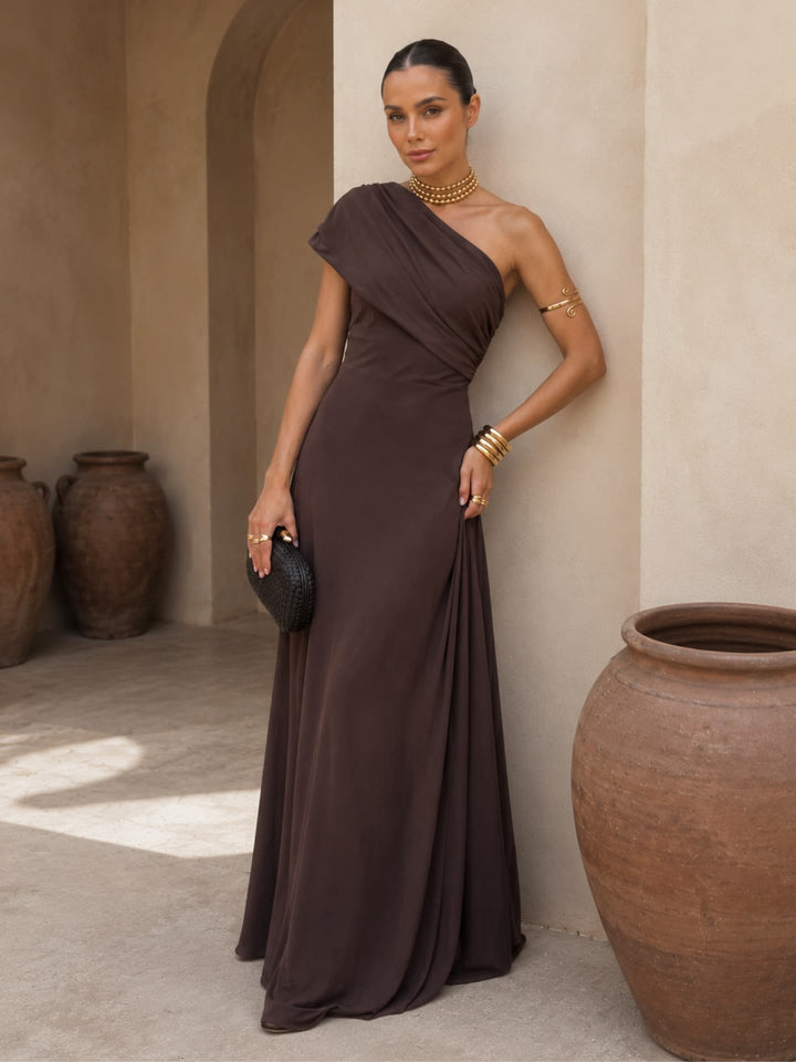 Toledo | Warm Brown Everyday Dress
