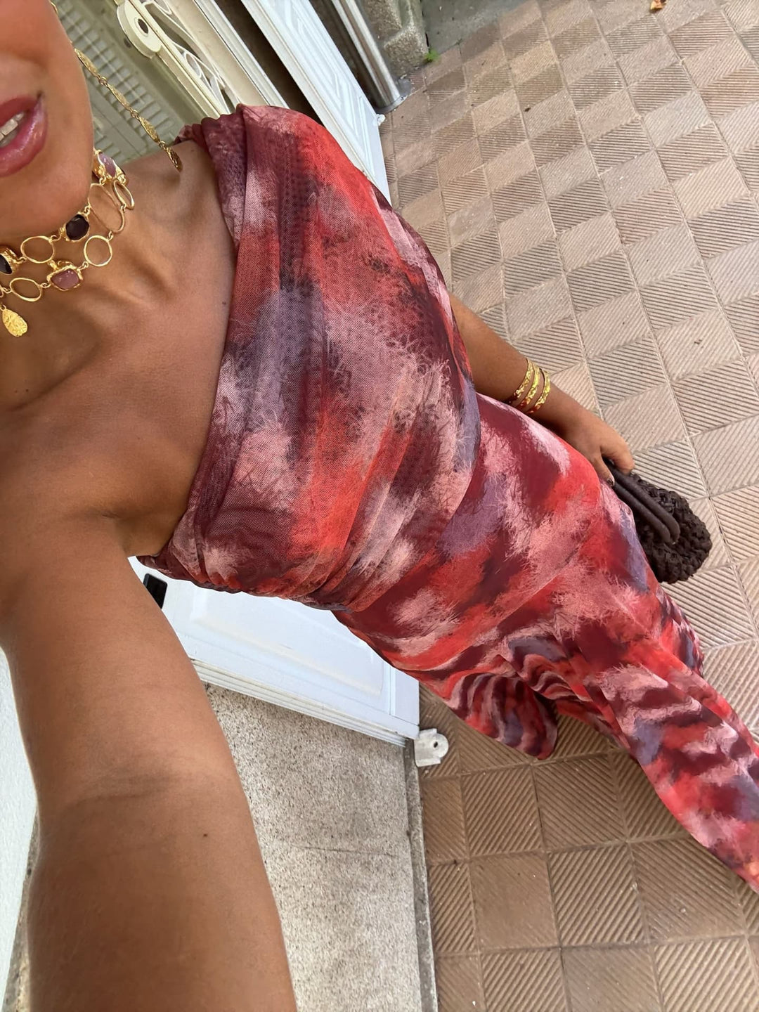 Flora | Flowing Watercolor Maxi Dress