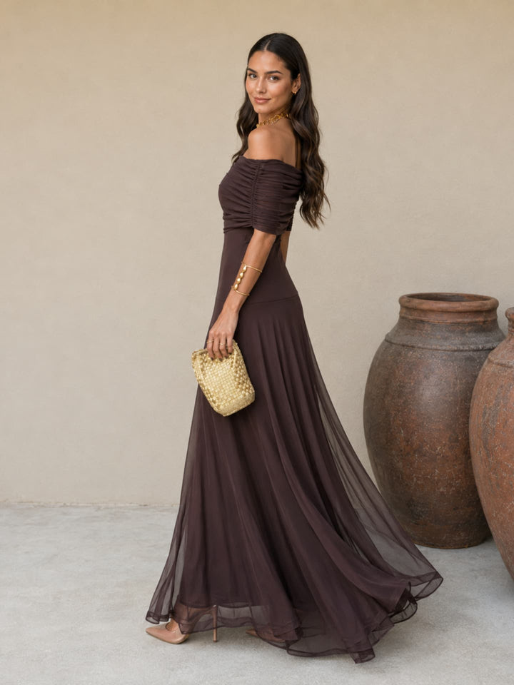 Toledo | Warm Brown Everyday Dress