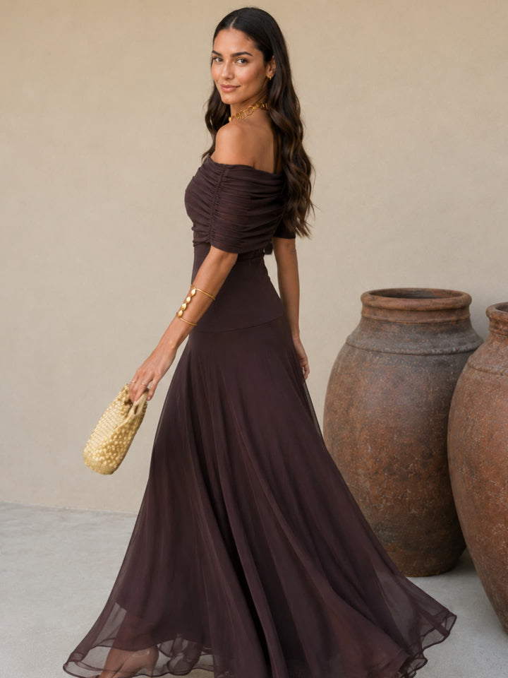 Toledo | Warm Brown Everyday Dress