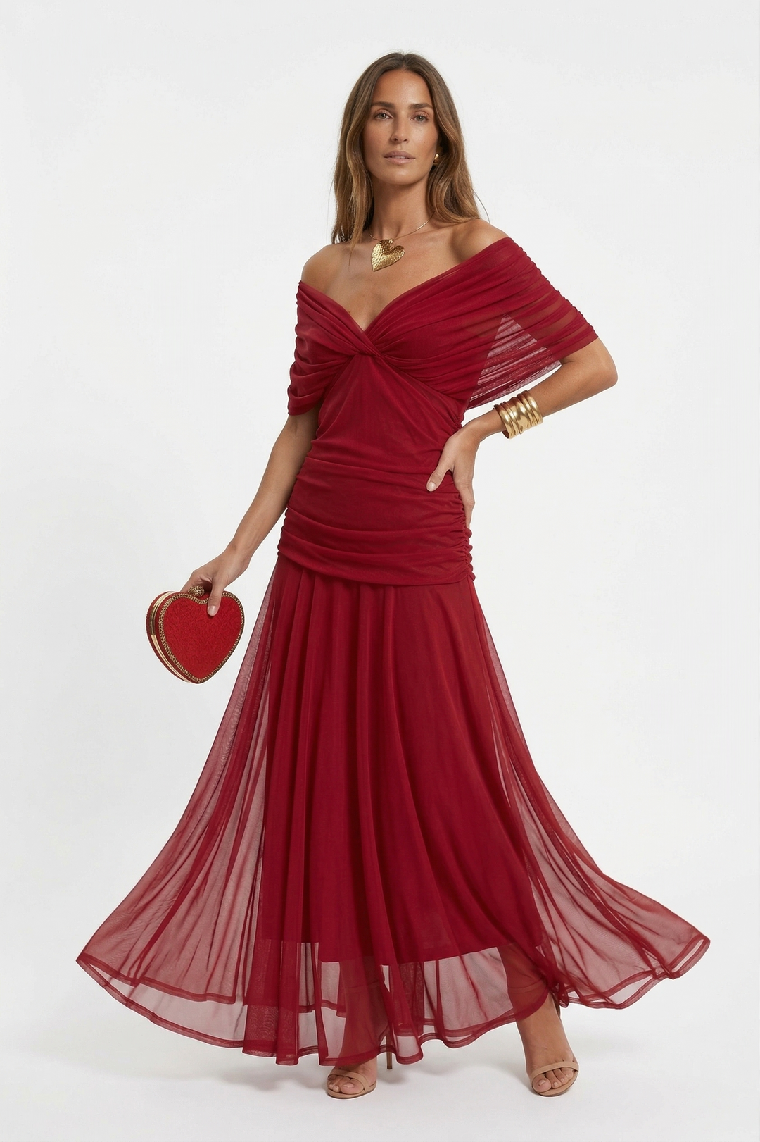 Nora | Flowing V-Neck Maxi Dress