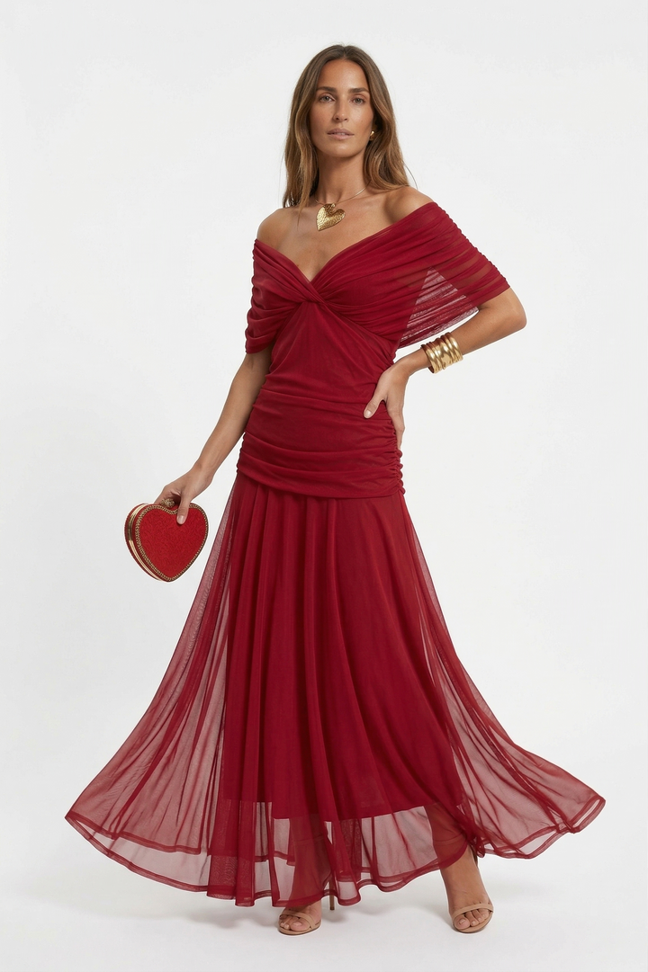Nora | Flowing V-Neck Maxi Dress