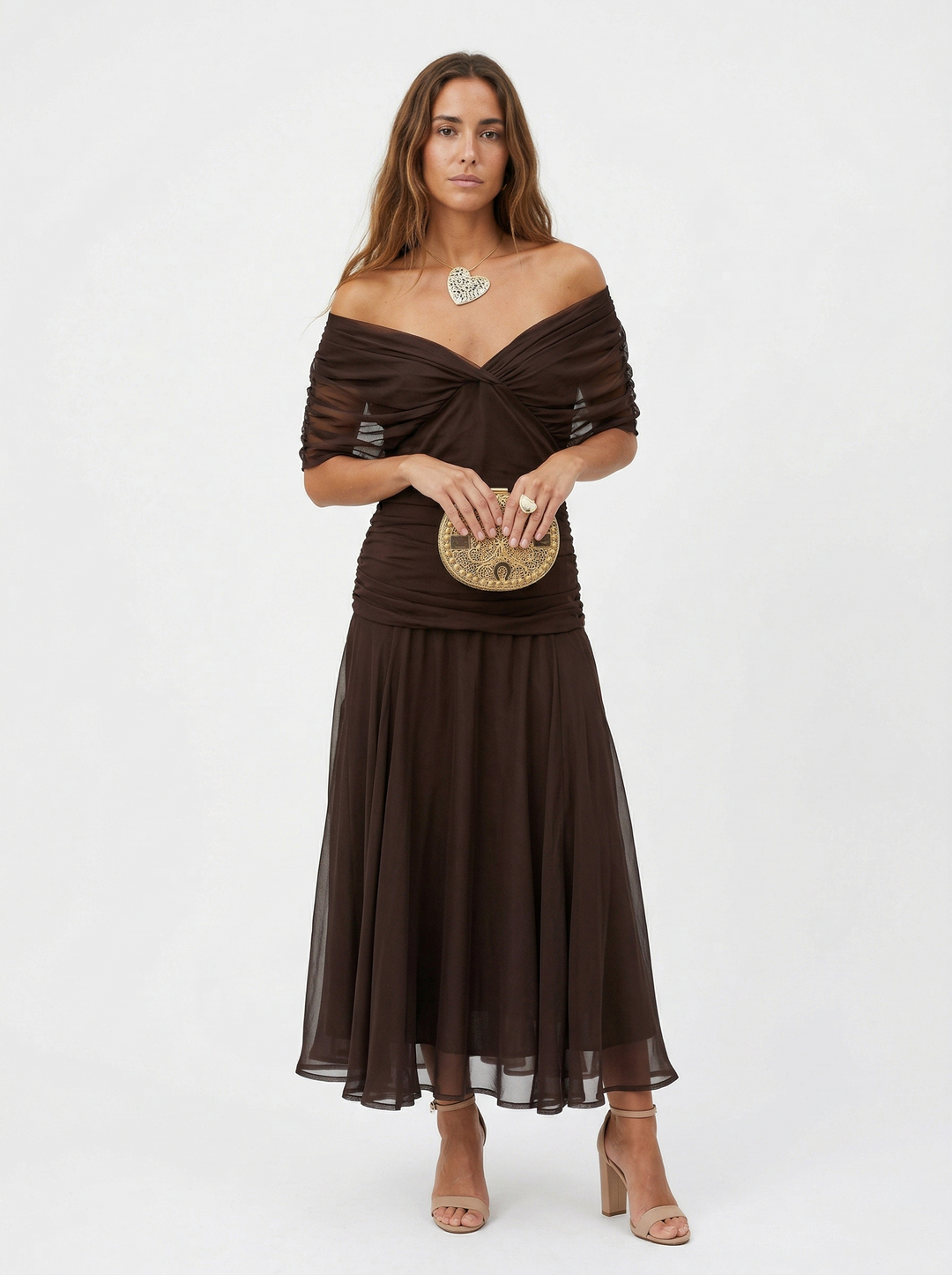 Nora | Flowing V-Neck Maxi Dress