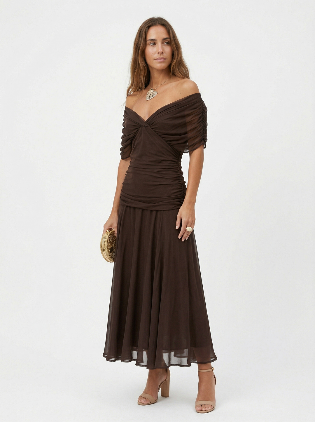 Nora | Flowing V-Neck Maxi Dress