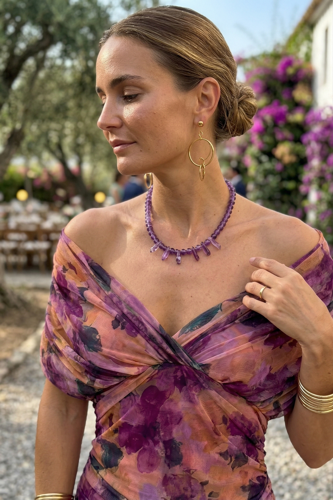 Nora | Flowing V-Neck Maxi Dress