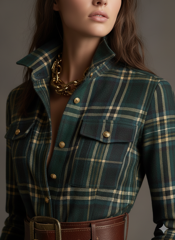 Arlette | Belted Shirt Dress