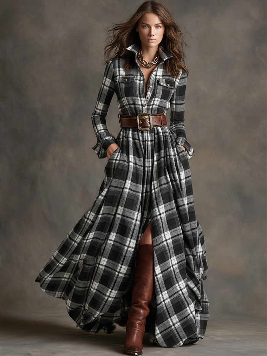 Arlette | Belted Shirt Dress