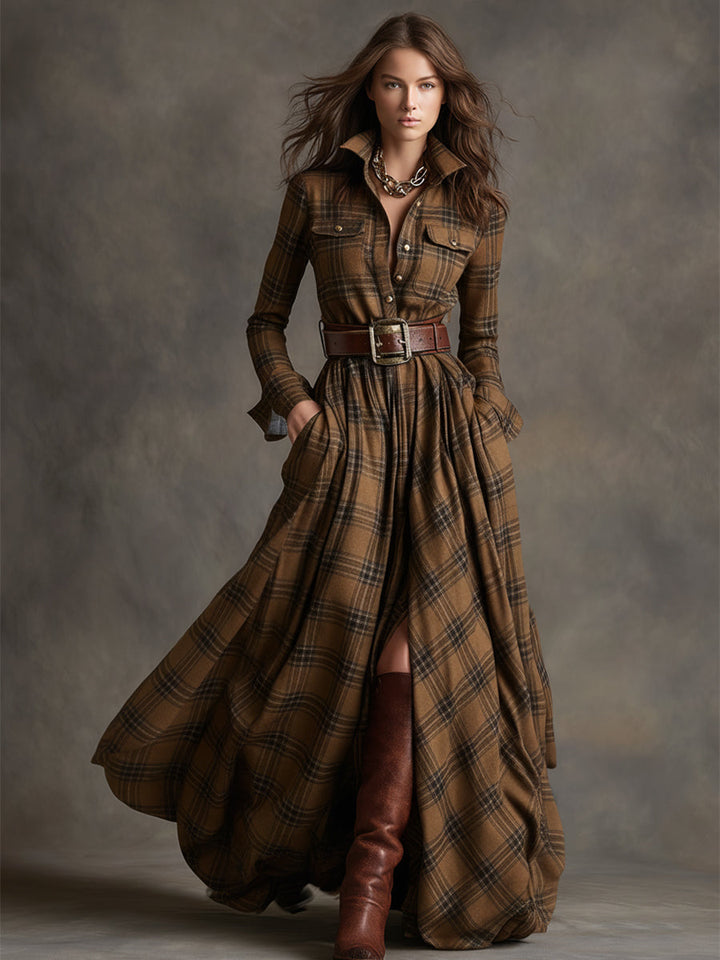 Arlette | Belted Shirt Dress