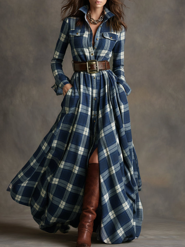 Arlette | Belted Shirt Dress