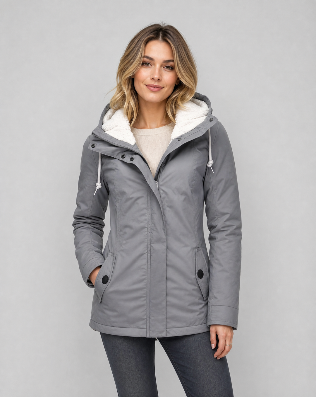 Waterproof Rain Jacket with Hood for Women