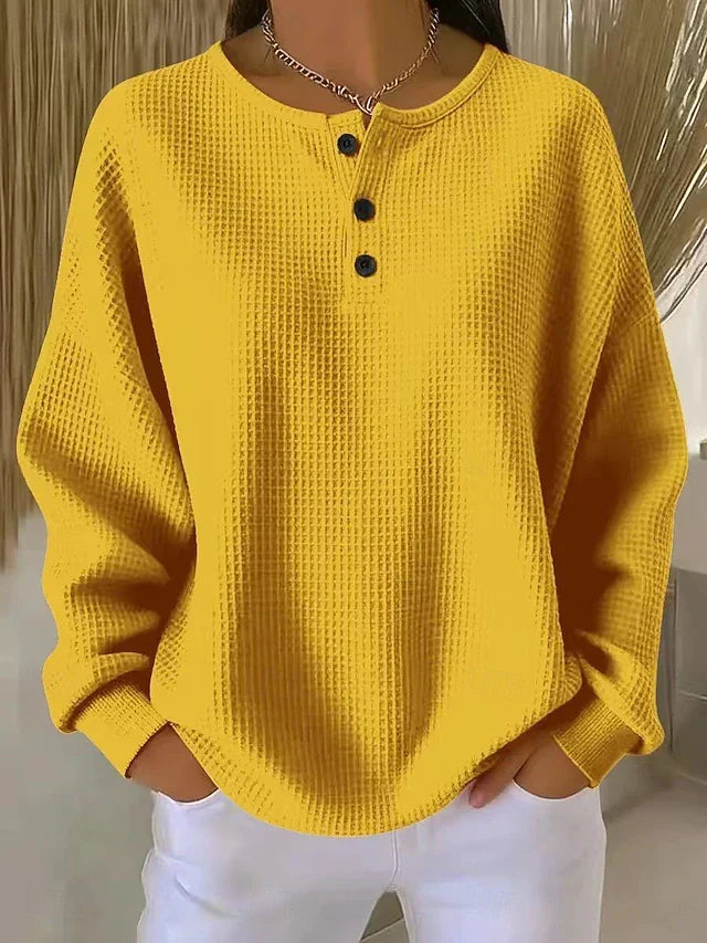 Margaret & Maeve | Loose-Fitting Blouse with Buttons