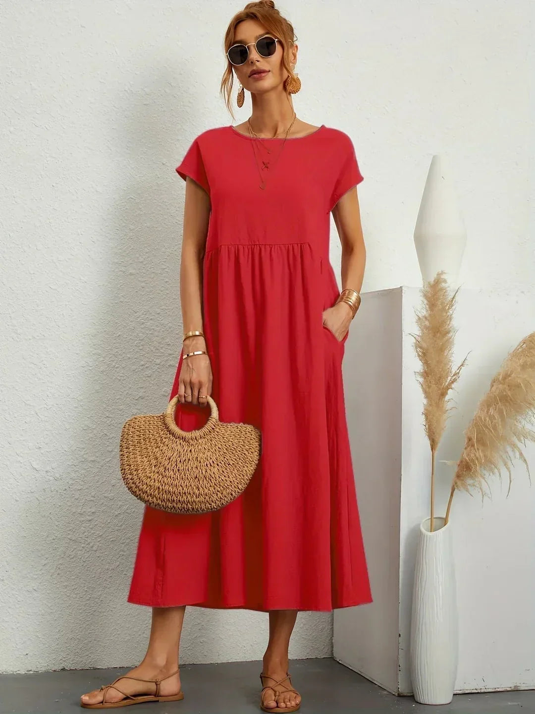 Gabrielle™ | Flowy Midi Dress