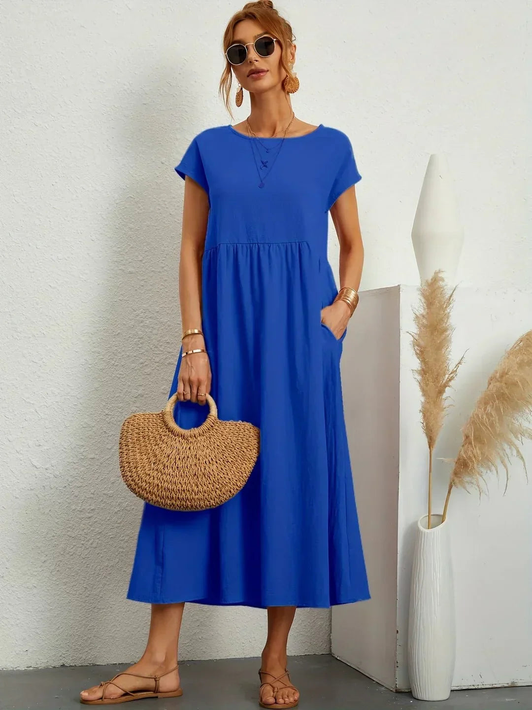 Gabrielle™ | Flowy Midi Dress