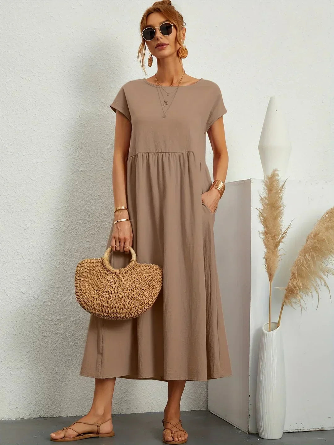 Gabrielle™ | Flowy Midi Dress