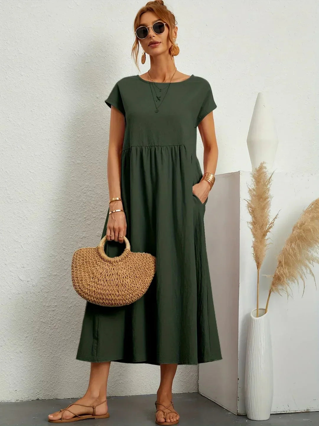 Gabrielle™ | Flowy Midi Dress
