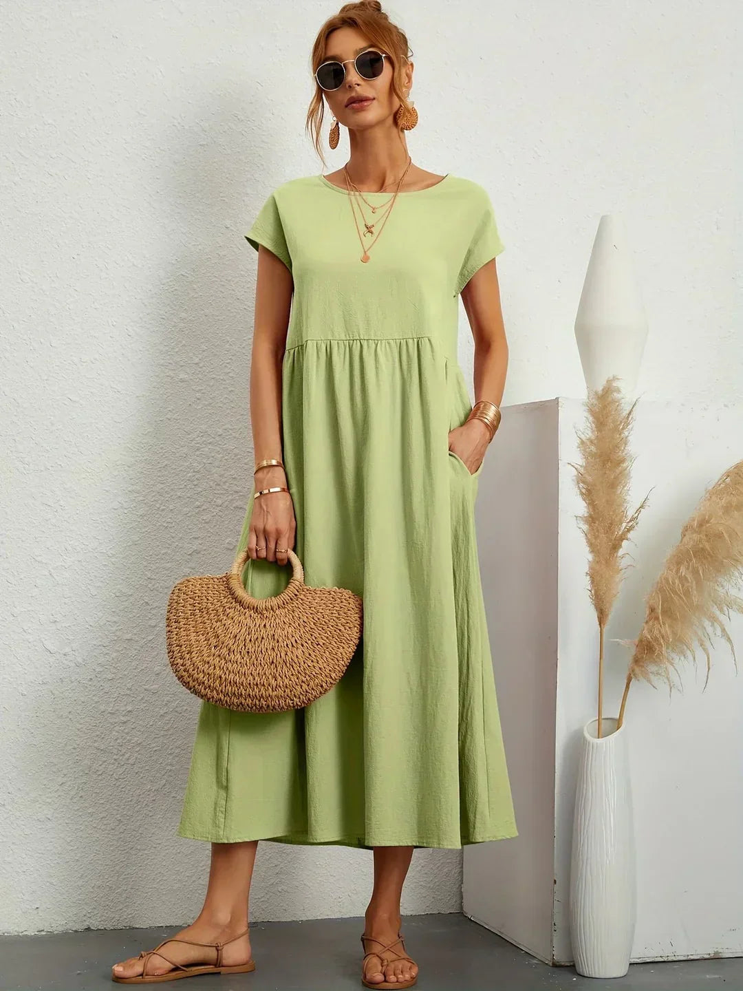Gabrielle™ | Flowy Midi Dress