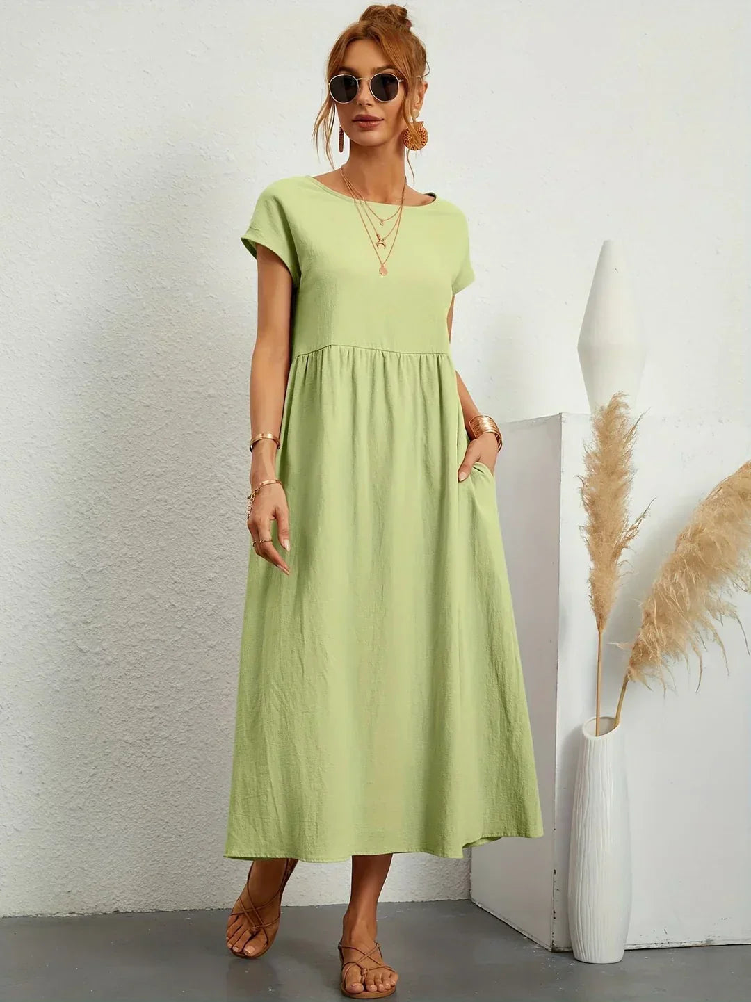 Gabrielle™ | Flowy Midi Dress