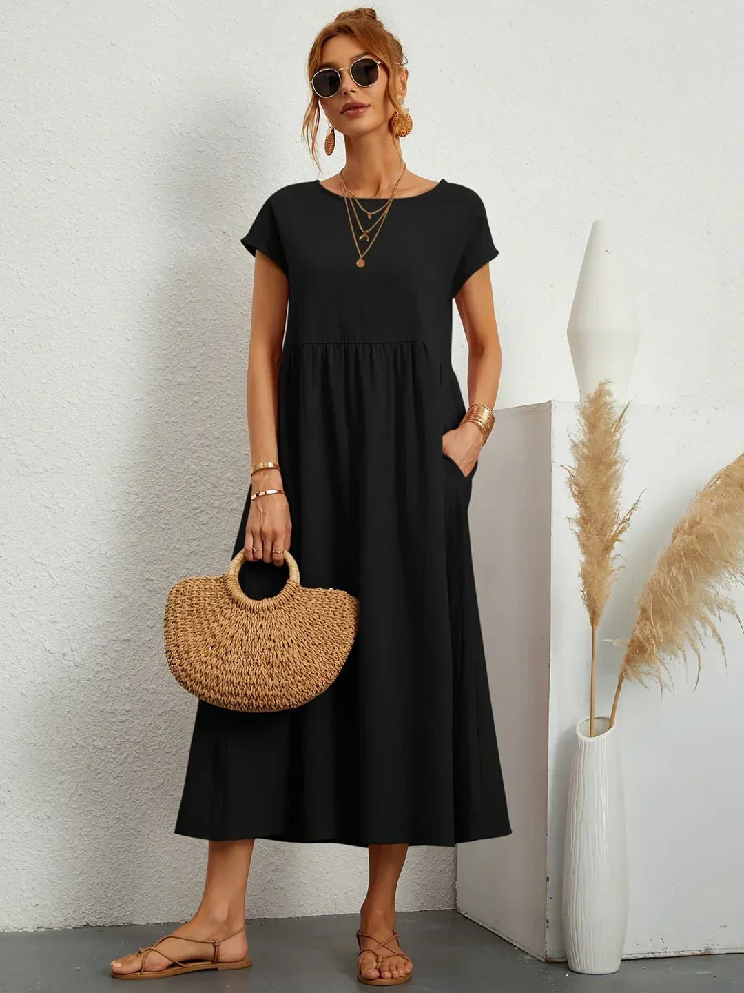 Gabrielle™ | Flowy Midi Dress