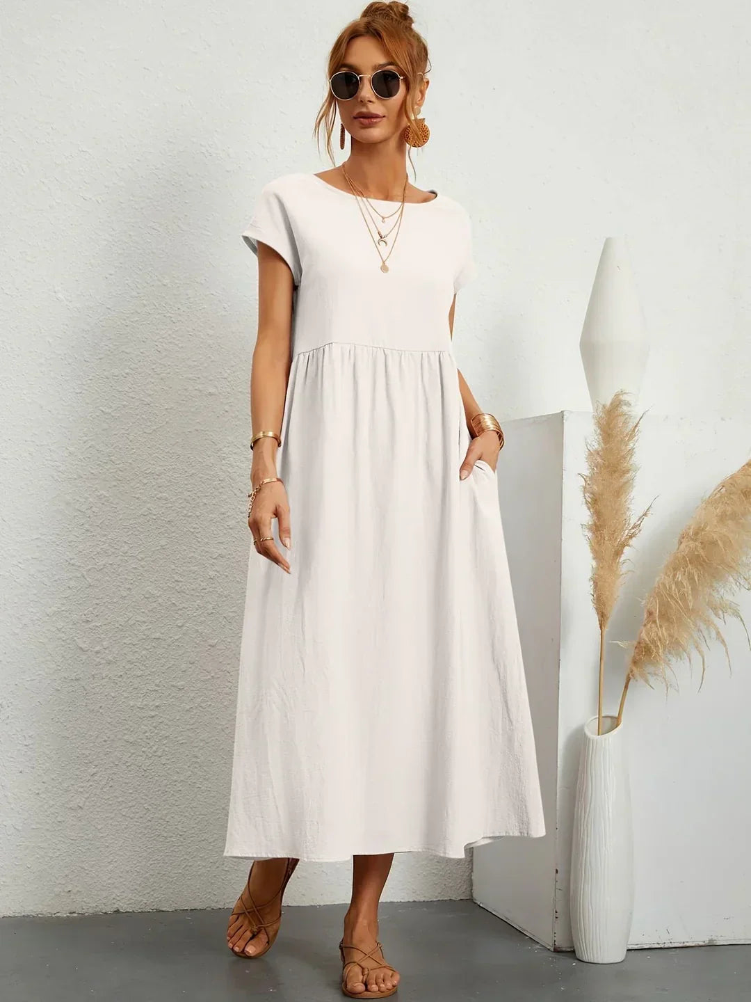 Gabrielle™ | Flowy Midi Dress