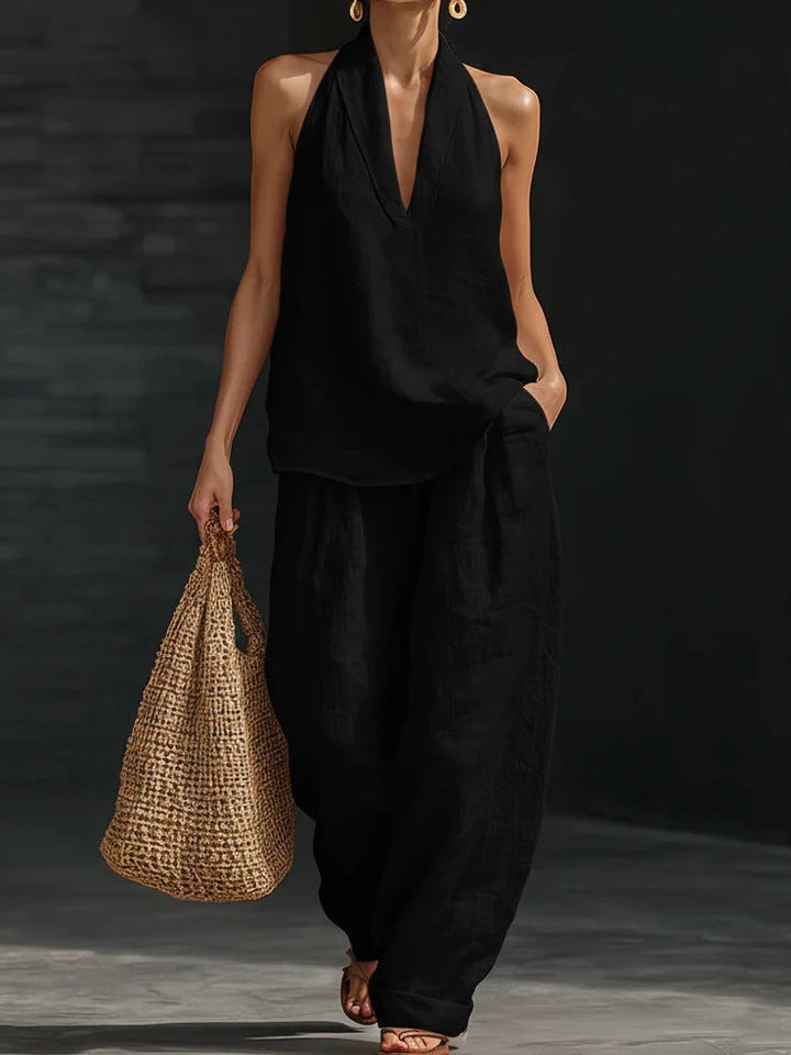 Zoe™ | Sleeveless Top and Wide-Leg Set