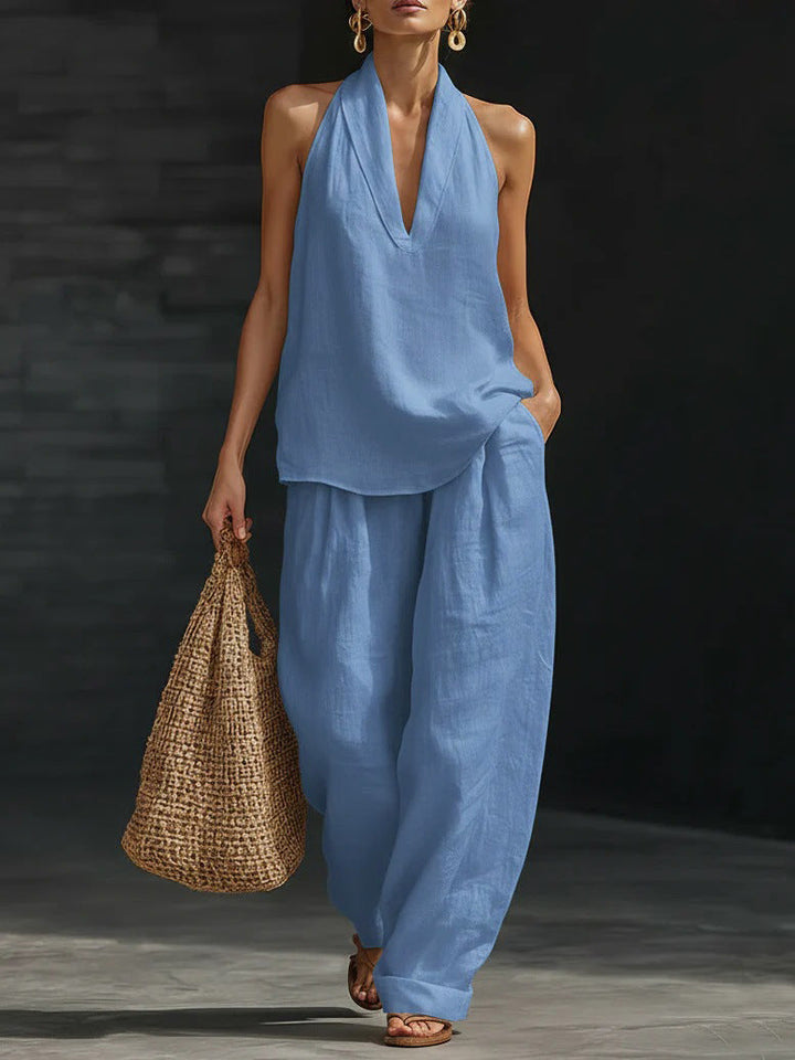 Zoe™ | Sleeveless Top and Wide-Leg Set